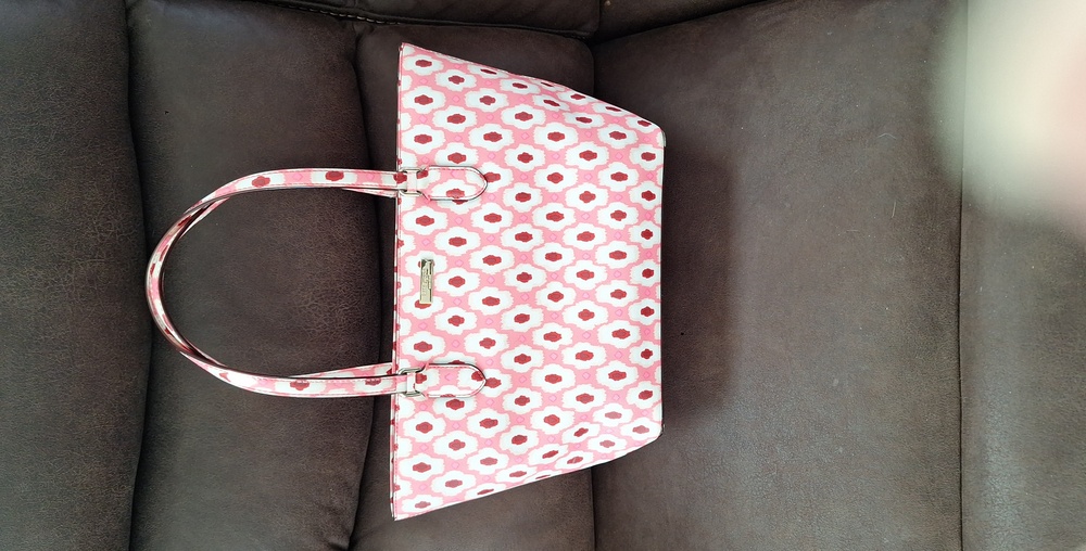 Kate Spade Pink Patterned Tote Bag